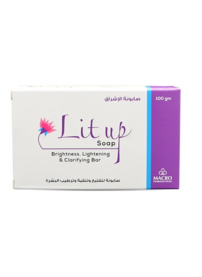 Macro Lit Up Soap – Brightening, Lightening & Clarifying Bar 100g - Image 1